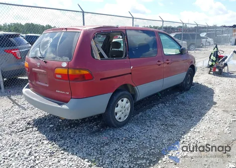 2000 Toyota Sienna Ce z USA, uszkodzony, nr VIN 4T3ZF19C5YU309477